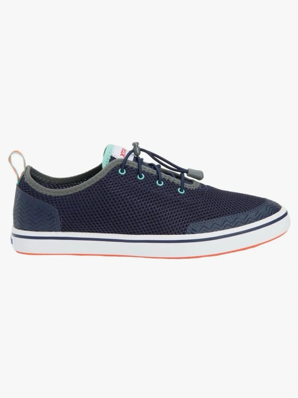 XTRATUF Men's Navy Slip-Resistant Boat Shoes Size 10